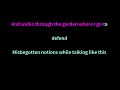 O Do Not Forsake Me  - They Might be Giants  (Karaoke)