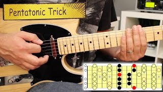 Fusion Guitar Minor Pentatonic Trick