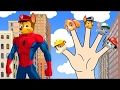 Paw Patrol Spider Man Marvel Finger Family Song Hulk Captain America Nursery Rhymes