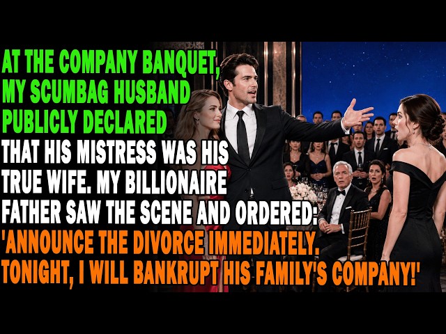 My Husband Declared His Lover His True Wife. My Billionaire Dad Promptly: "I'll Make His Company...