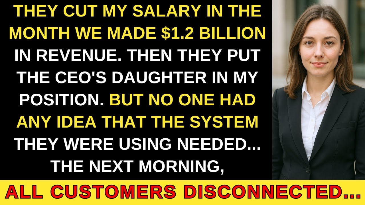 I Got A Pay Cut After Making Company The Best In The Market With — So I Ruined Them After That...