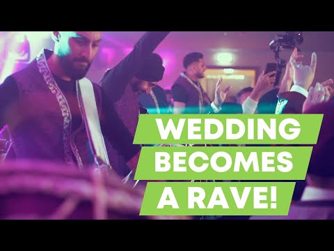 Dhol Collective turned a Panjabi wedding into a RAVE with EDM and Drum'n'Bass (HANDS UP!)