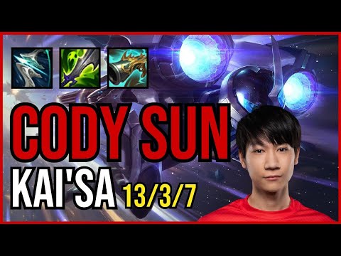 CODY SUN - KAI'SA vs JINX ADC - NA Challenger - Patch 11.6 QUADRAKILL