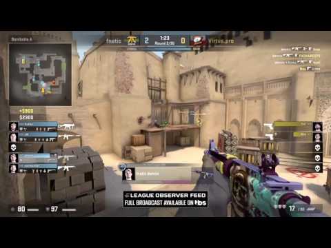 ELEAGUE Finals fnatic dennis ACE vs Virtus Pro