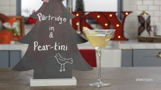 Partridge in a Pear-tini Cocktail
