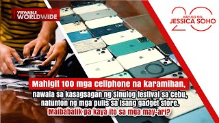 Higit 100 mga cellphone na karamihan, nawala sa Sinulog festival, natunton | Kapuso Mo, Jessica Soho