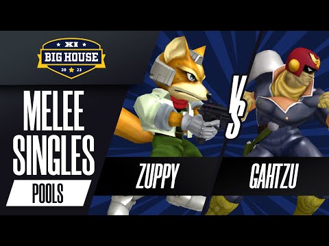 Zuppy (Fox) vs Gahtzu (Captain Falcon) - Melee Singles Pools - The Big House 11