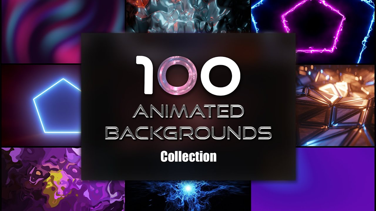 100 Animated Video Backgrounds Bundle
