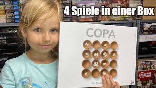 Copa von Steffen Spiele - 4 Spiele in einer Box - ab 7 / 8 und 10 Jahre