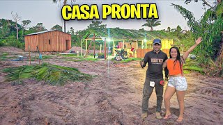 FICOU PRONTA NOSSA CASA NO SÍTIO. 🤩😍🙏