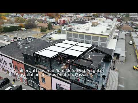 Lotus Rooftop Passaic NJ Azenco louvered roof installation thumbnail