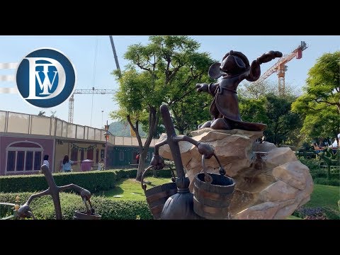 Hong Kong Disneyland Frozen Land Construction Update NOV 2019