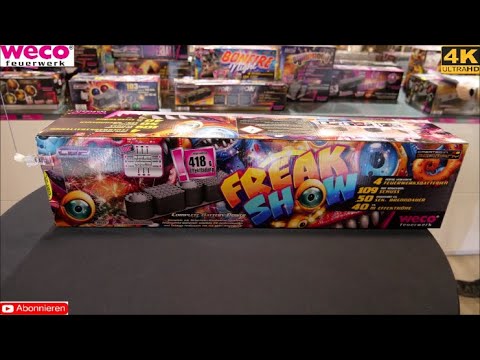 Weco Feuerwerk - Freak Show (Neuheit 2025) Cool!