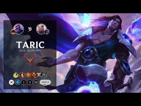 Taric Support vs Rakan - KR Grandmaster Patch 12.15