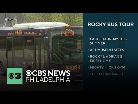 Phlash buses embarking on Rocky Bus Tour around Philadelphia once again