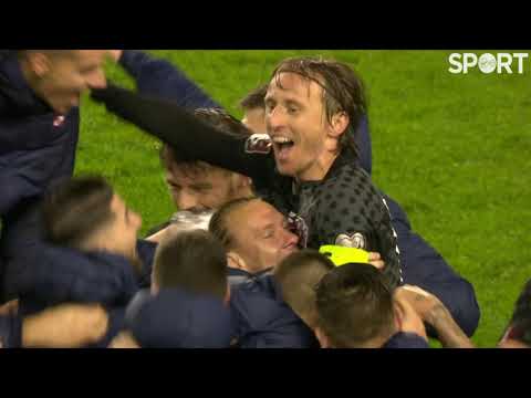 Croatia 1-0 Russia | Full-time scenes as Croatia qualify for the 2022 World Cup!