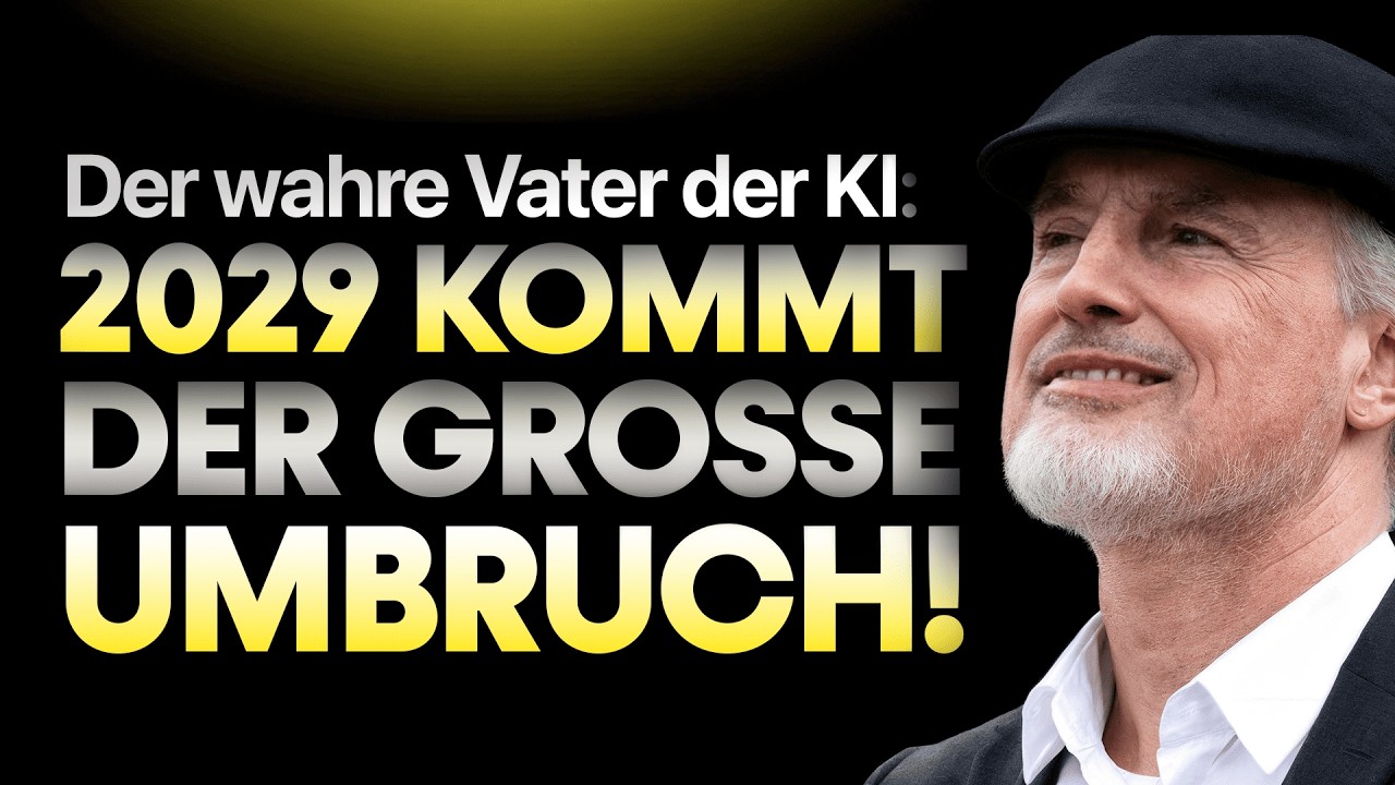 Der Vater der KI: Wir haben noch 3 Jahre! Roboter, Singularität & die Zukunft (Jürgen Schmidhuber)