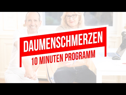 Daumenschmerzen | 10-Minuten-Programm für den Daumen | Rhizarthrose, Daumensattelgelenk