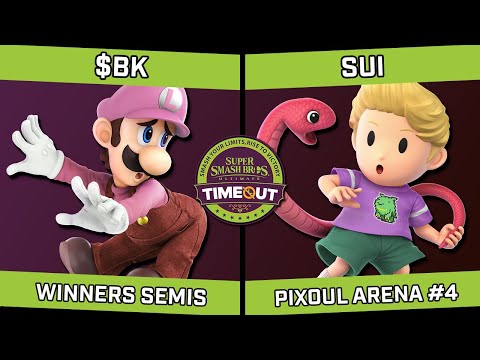 $BK (Luigi) vs Sui (Lucas) - Pixoul Gaming Arena #4