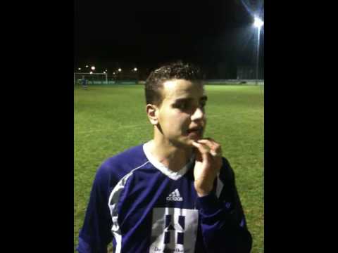 Noureddine Menhali na afloop Haagse Hout