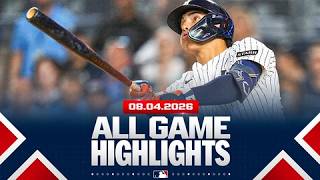 Highlights from ALL GAMES on 8/4 (George Lombard Jr.'s debut, Tarik Skubal's Dodgers debut & MORE!)