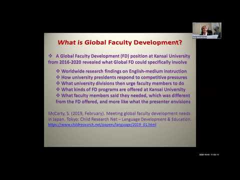 Global Faculty Development for Online Language Education