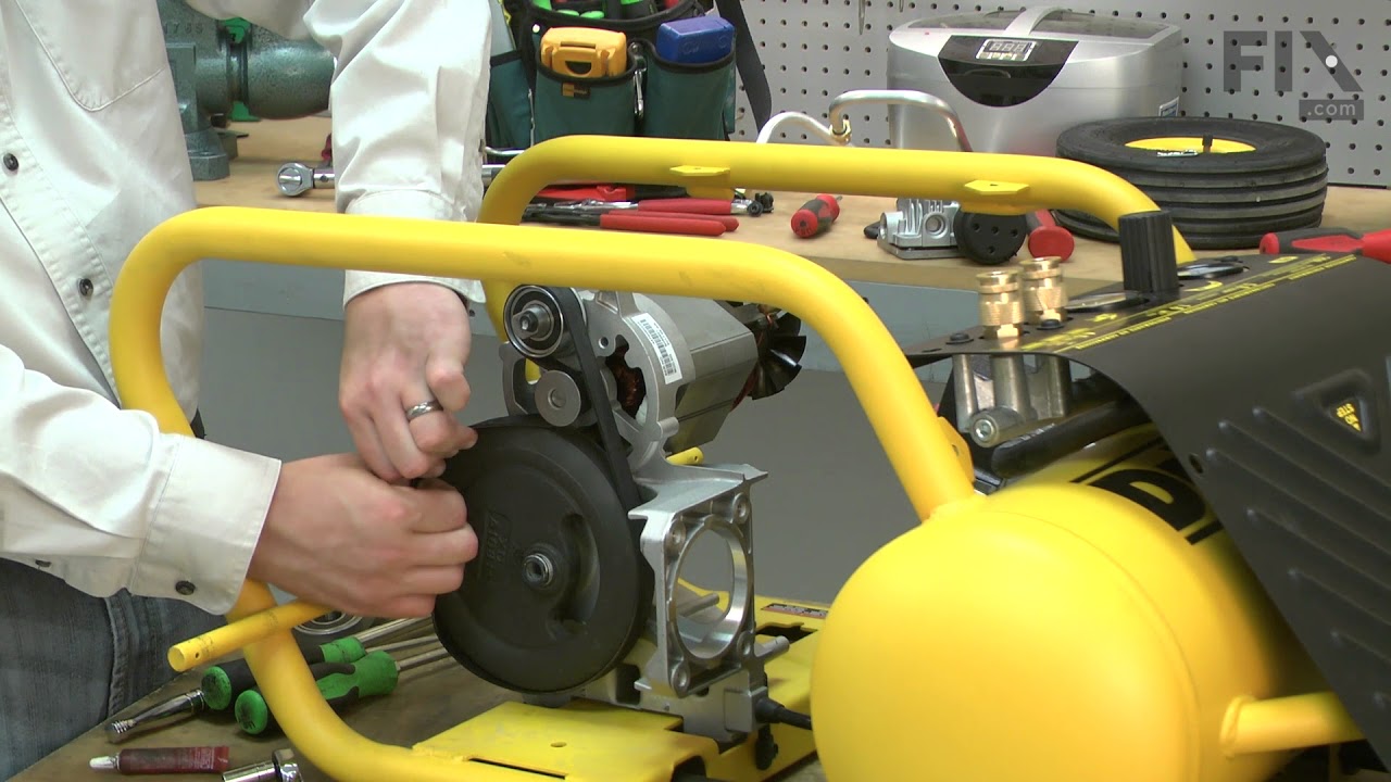 Replacing your DeWALT Compressor Belt