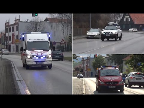 GW-Bergrettung DRK Bergwacht, RTW & Reserve-NEF Rettungsdienst Landkreis Harz