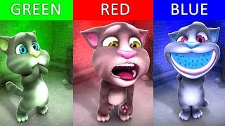 Kids learn colors with Funny My Talking cat Tom and little baby Panda