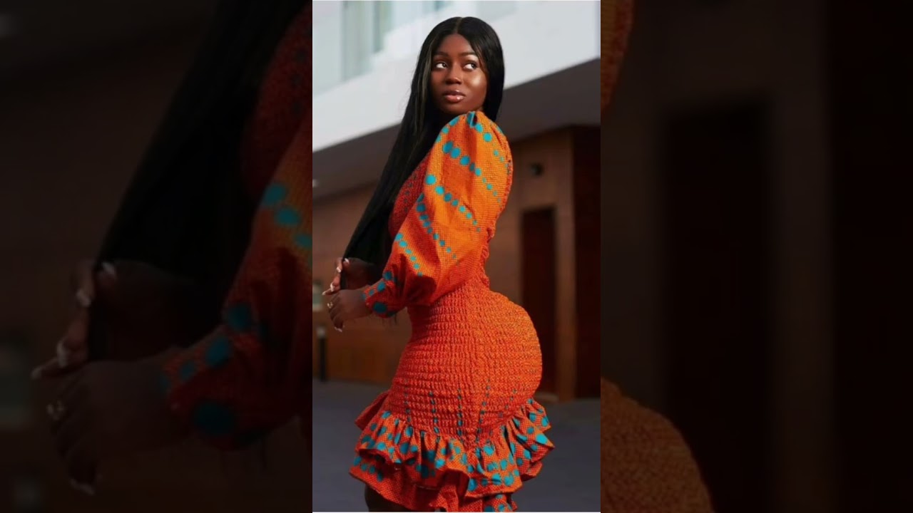 Short simple and beautiful Ankara gowns for pretty ladies❤️