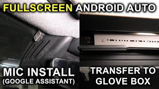 Volvo XC40 (2018-2022): Fullscreen Android Auto Module Mic Install & Transfer To The Glove Box.