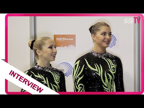Interview with Bogdanova, Veresova from Ukraine - Women´s pair - Senior - European Championship 2015