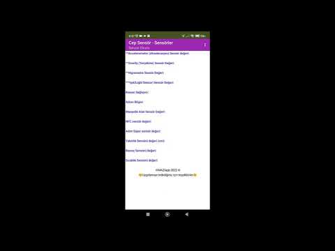Basit Sensör - Simple Sensors
