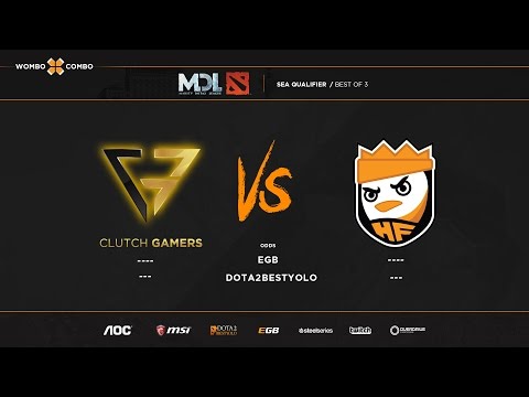 Clutch Gamers vs Happyfeet MDL SEA Qualifiers game 2