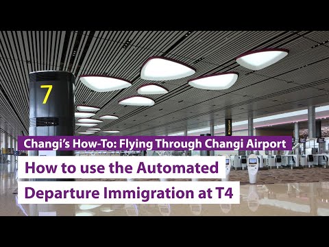 How to use the Automated Departure Immigration at Terminal 4
