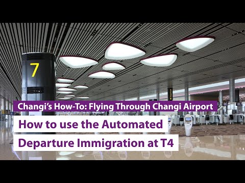 Como usar a inspeção automática de imigração no Terminal 4
