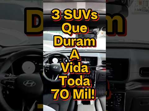 3 SUVs That Last a Lifetime Up to 70 Thousand Reais #honda #creta #kicks #hyundaicreta #hondahrv