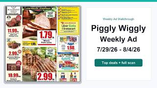 Piggly Wiggly Weekly Ad (7/29/26 - 8/4/26) Top Deals