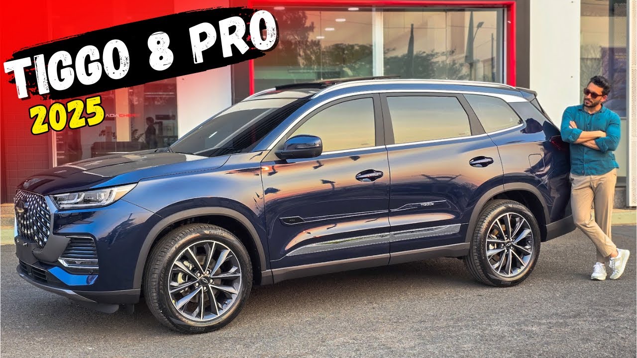 TIGGO 8 PRO 2025 agora mais completo e luxuoso