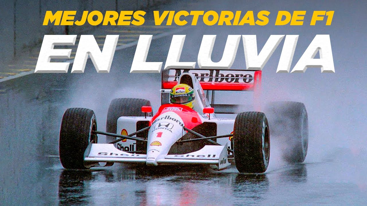 MAESTROS de la LLUVIA: Las MEJORES CARRERAS de F1 en MOJADO