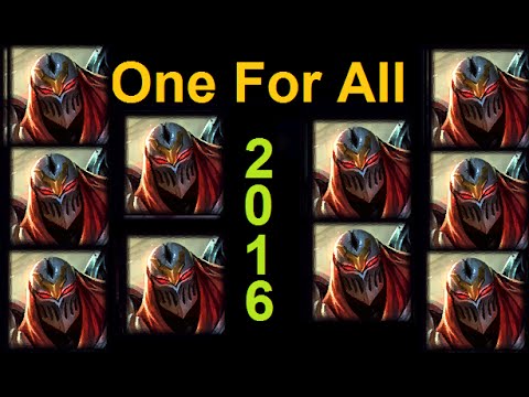 League of Legends One For All | Zed vs Zed | Gameplay