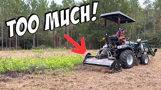 I Found The LIMITS Of This 25HP Compact Tractor