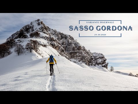 Sasso Gordona - Salita Invernale