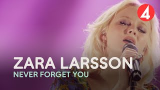 Zara Larsson - Never Forget You - 4K (Late Night Concert) - TV4