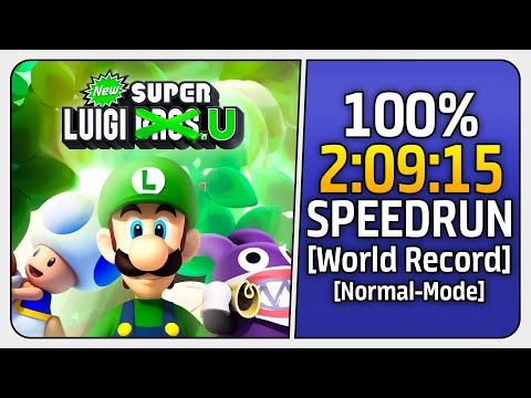 [WR] New Super Luigi U - 100% Normal Speedrun in 2:09:15
