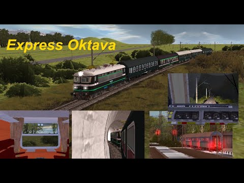 Trainz Bulgaria ride Blagoevgrad - Sofia with AFT 5601 "Express Oktava"