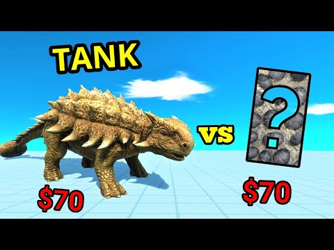 Ankylosaurus vs random team same price ARBS Animal revolt battle simulator
