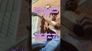 Guitar how to play "The Bad Touch"-Bloodhound Gang #FYP #trendingshorts #guitar #trendingmusic