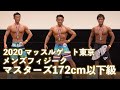 2020マッスルゲート東京　メンズフィジークマスターズ172cm以下級