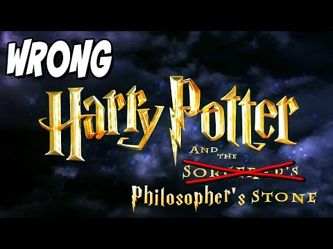 Is It PHILOSOPHER'S or SORCERER's Stone? - Harry Potter Explained